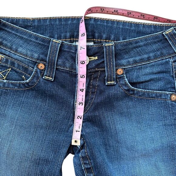 True Religion Bootcut Jeans – Women’s Size 27, Made in USA, Dark Wash - Picture 4 of 10